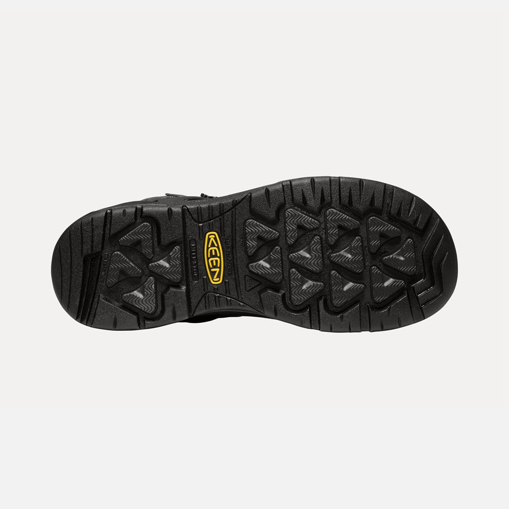 Botas de Trabajo Keen Mexico Negros - Hombre Dover 6\" Wp (Carbon-Fiber Toe) - RW3185926